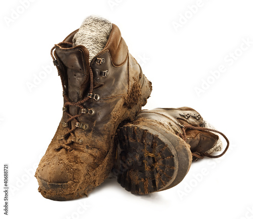 Muddy Trekking Boots