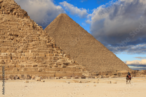Pyramid of Khafre and the Pyramid of Cheops  Egypt