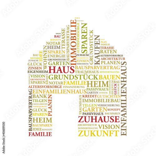 Haus -Wortwolke/1