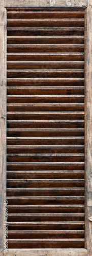 Wooden shutter