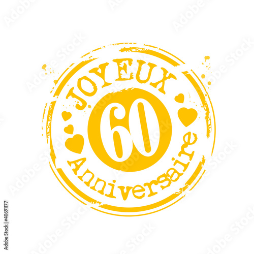 timbre joyeux anniversaire