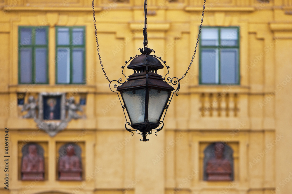 Laterne vor dem Schloss Esterhazy