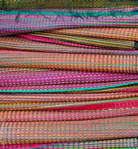 Colorful mat pattern
