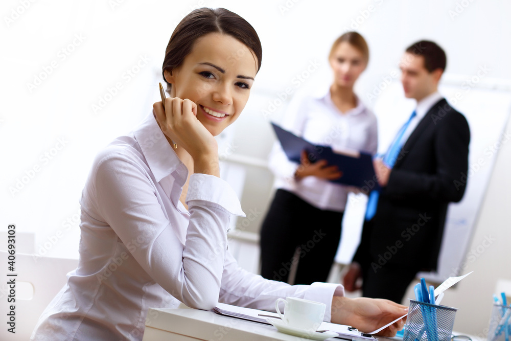 Business meeting in office Business meeting in office