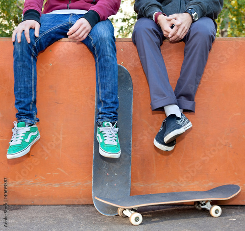 Skateboarders