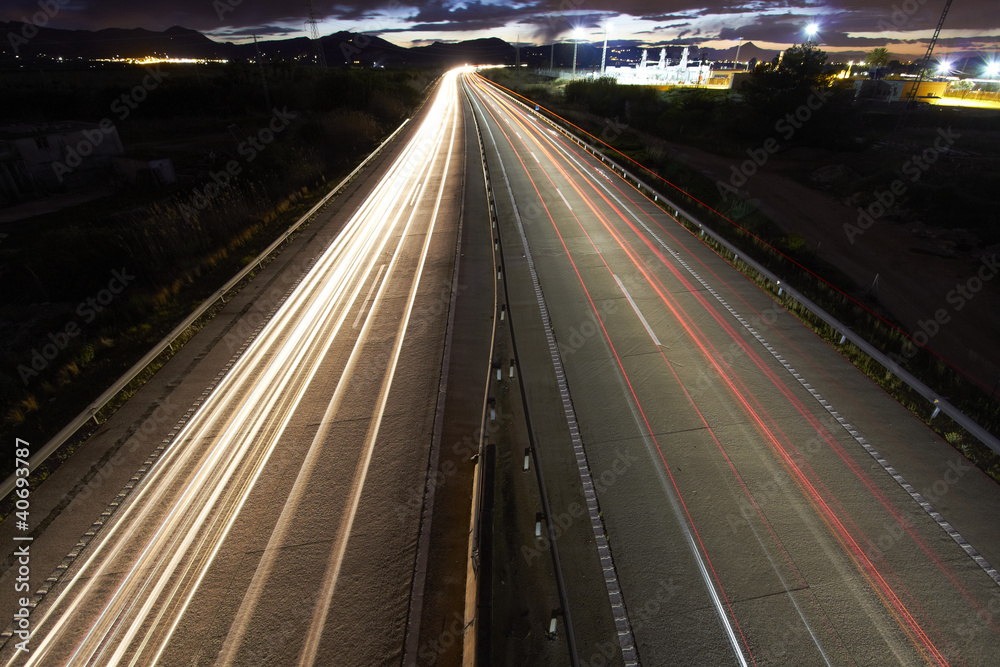 Highway light tails Highway light tails