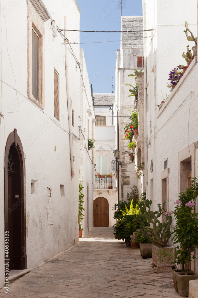 Fototapeta premium Locorotondo, Puglia, Italia