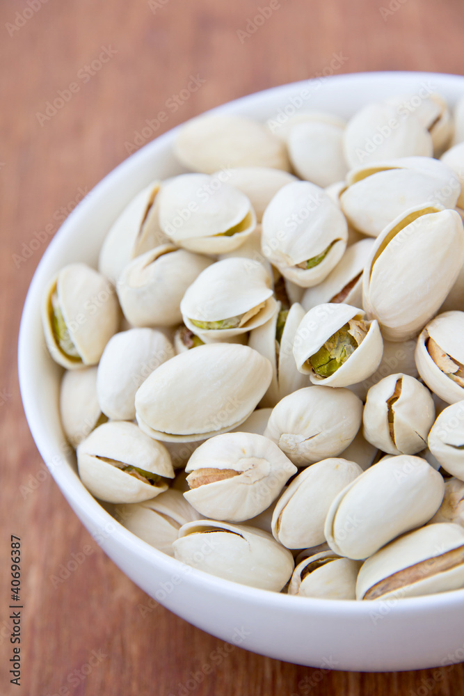 Close up image of pistachios Close up image of pistachios