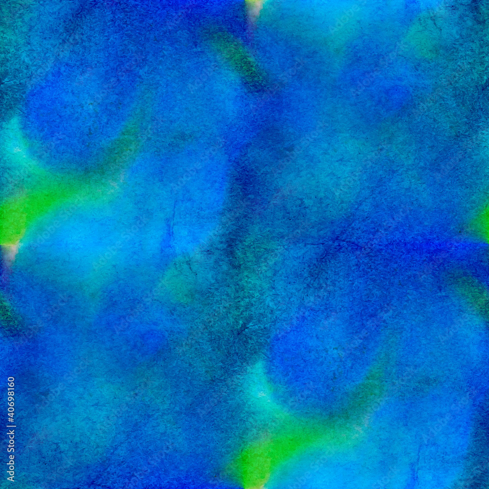 abstract blue green watercolor seamless texture hand painted bac
