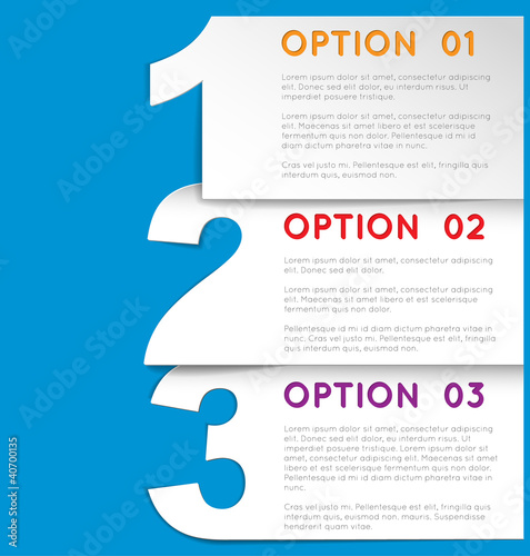 One two thre - vector progress background