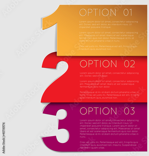 One two thre - vector progress background