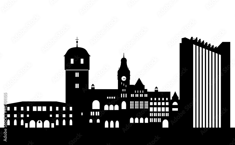Chemnitzer Skyline Detail