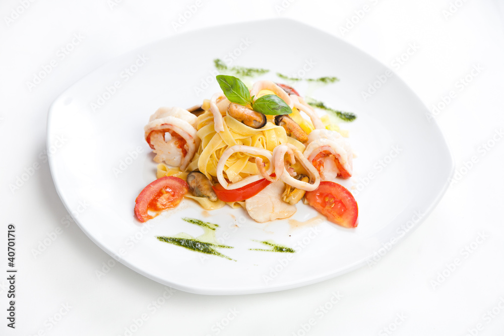 Pasta with seafood Pasta with seafood