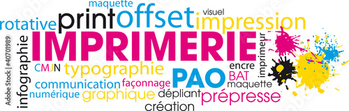 nuage de mots imprimerie