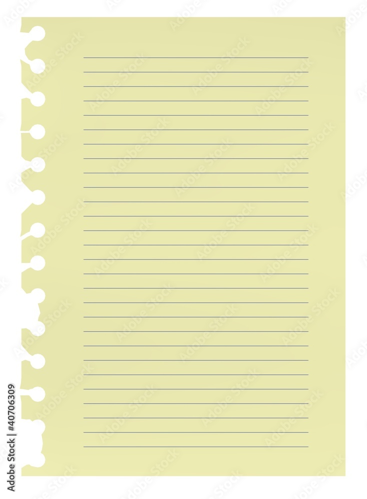 3d render of small paper for notes 3d render of small paper for notes