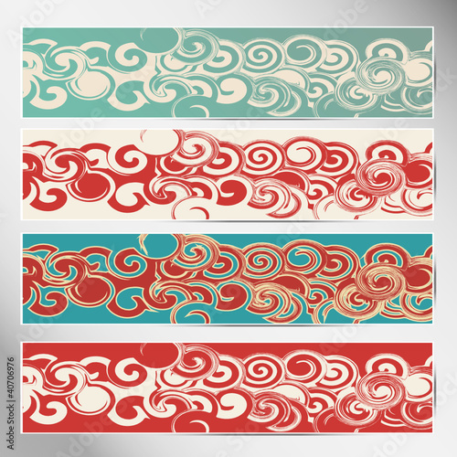 Banner Set Retro