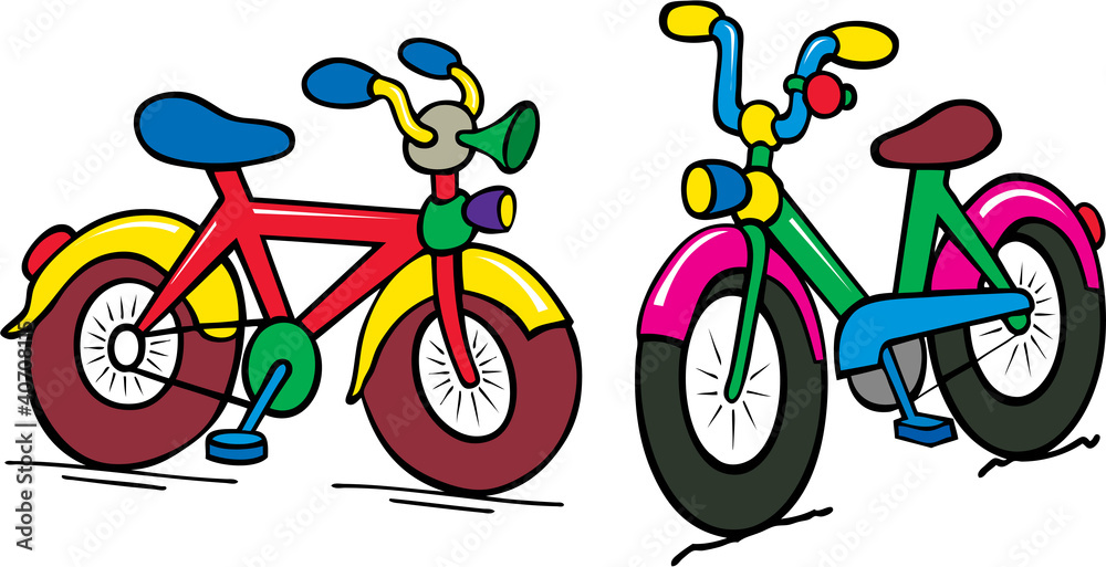 Fototapeta premium color kids bike