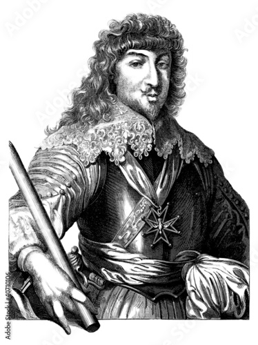 Tableau sur toile Noble Man - 17thCentury France