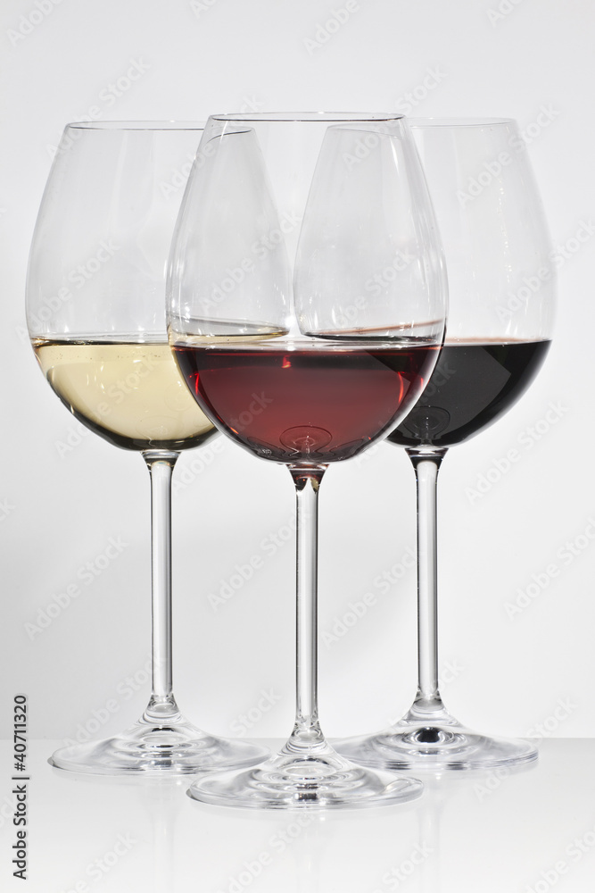 Three glasses of wine