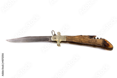 Old hoof hunting knife