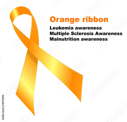 Orange ribbon