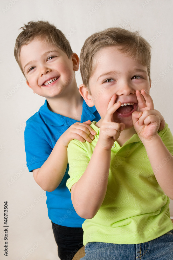 Obraz premium funny twins