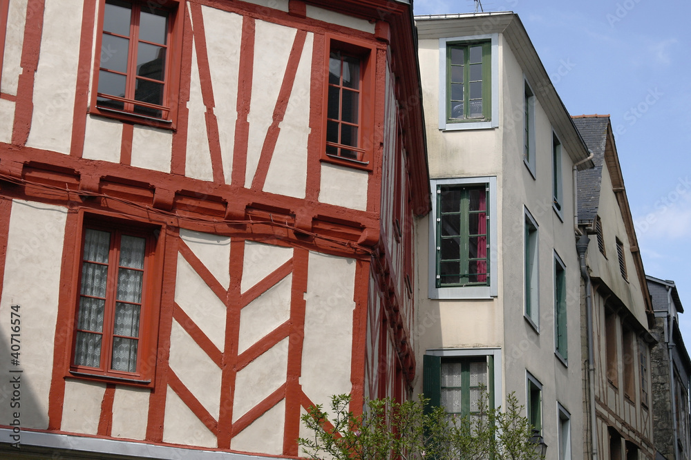 Fototapeta premium vielle façade à colombages