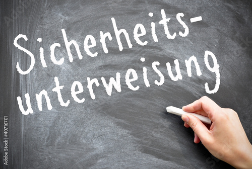 Sicherheitsunterweisung