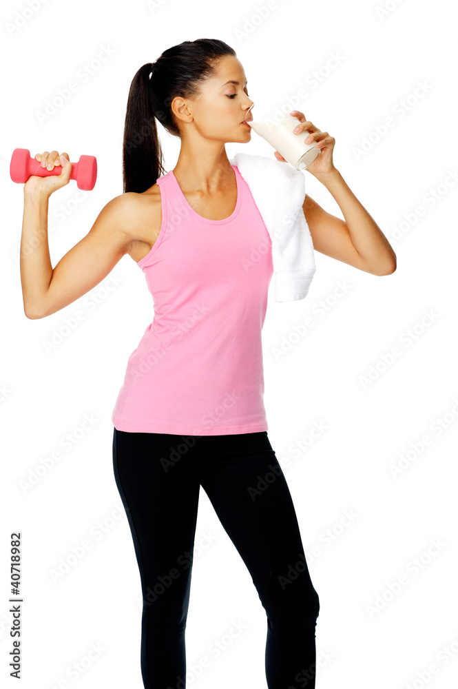 gym shake woman