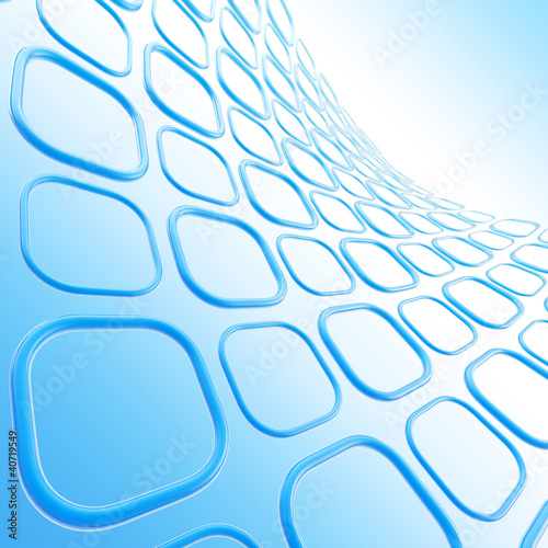 Abstract rounded square bac...