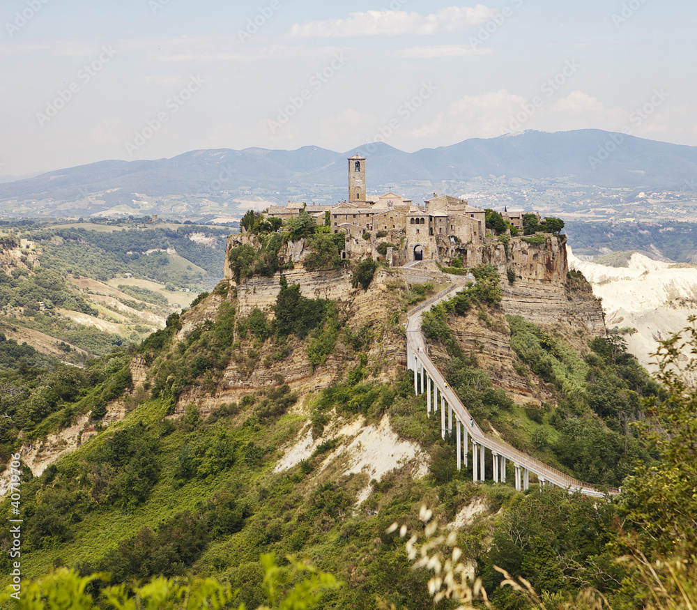 Hill Town Of Civita in Umbria