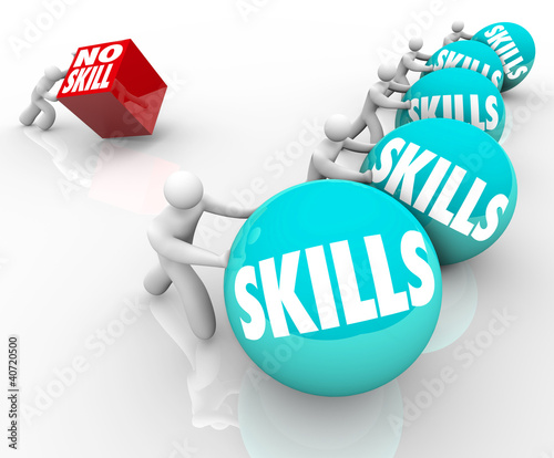 Skill vs No Skills Competition Unskilled and Skilled People