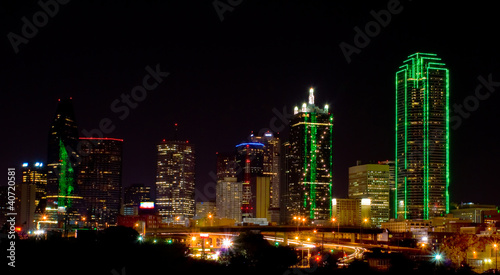 Dallas Texas Skyline at night