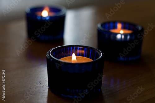 Valokuva Blue candles