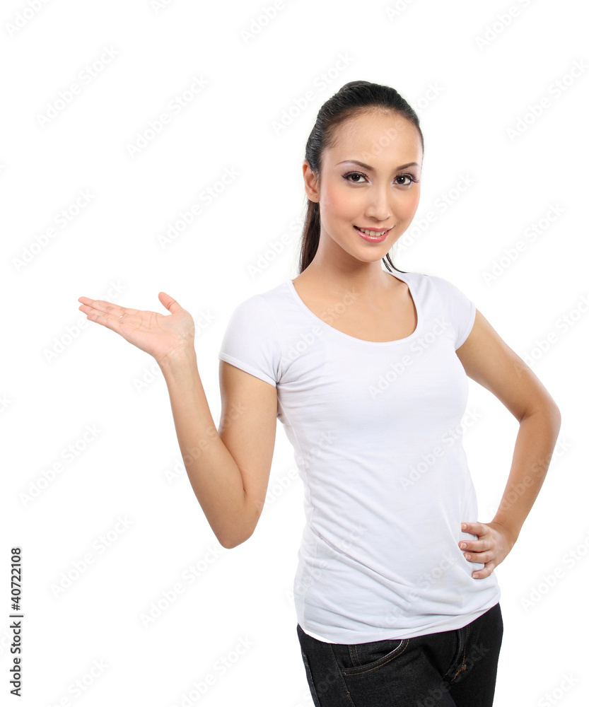 casual woman presenting casual woman presenting
