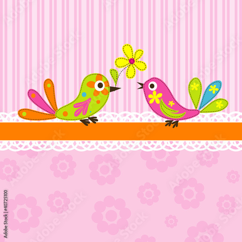 Template greeting card, vector © Tolchik