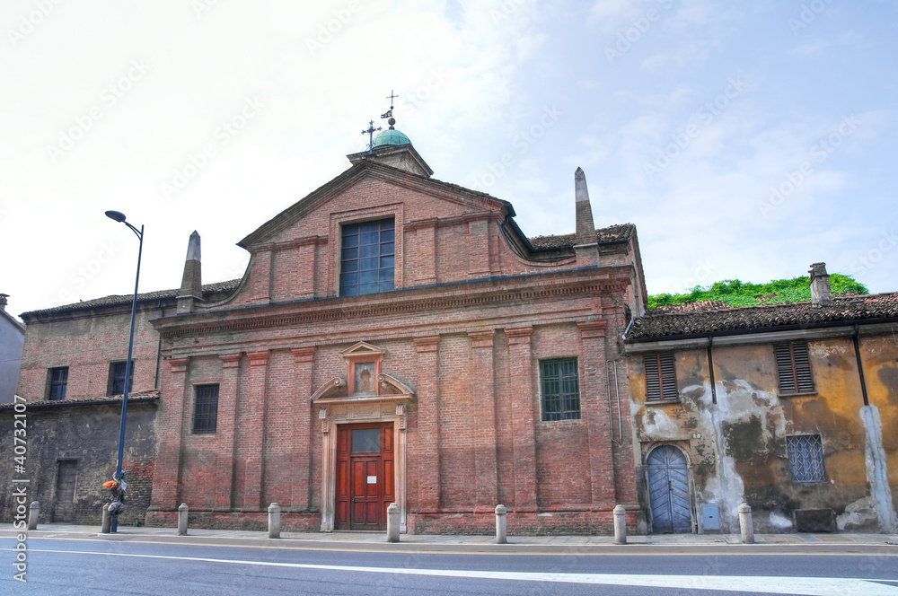 St. Teresa church. Piacenza. Emilia-Romagna. Italy. St. Teresa church. Piacenza. Emilia-Romagna. Italy.