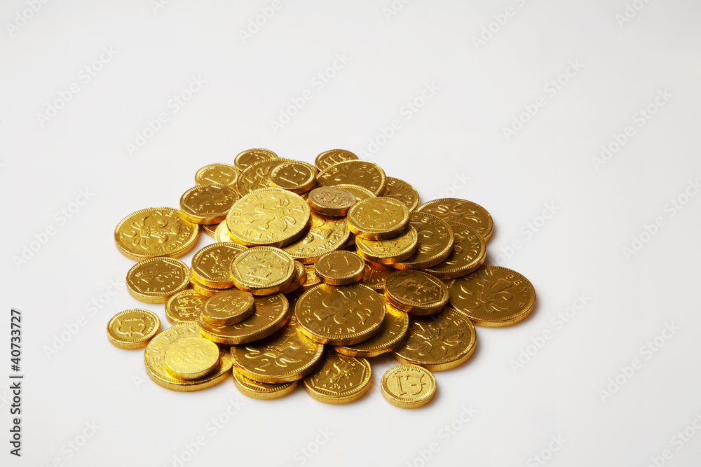 chocolate money coins chocolate money coins