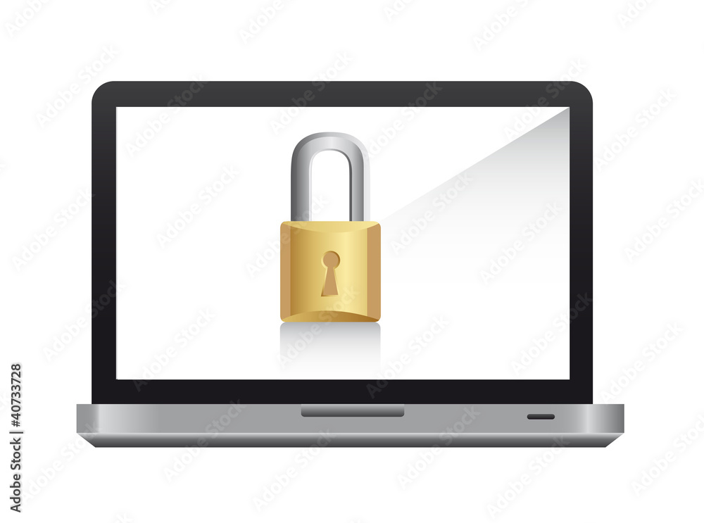 laptop with pad lock laptop with pad lock