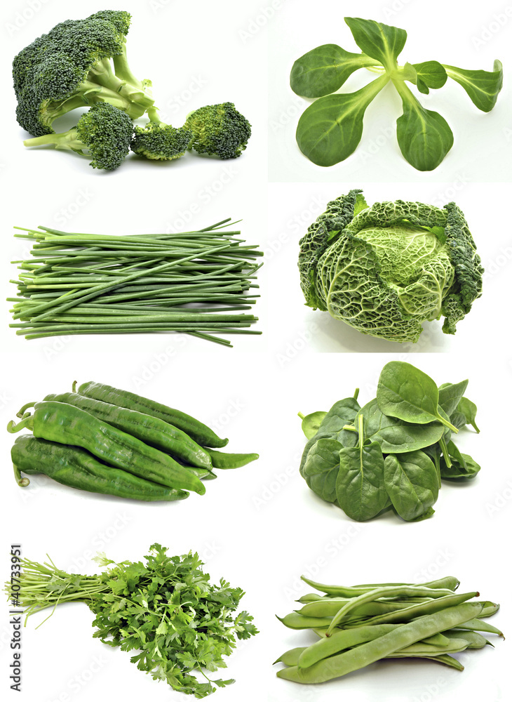 Mural de hortalizas verdes Stock Photo | Adobe Stock