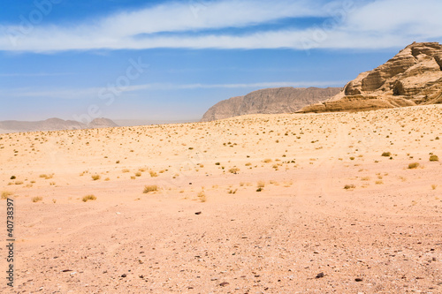 desert landscape of Wadi Rum