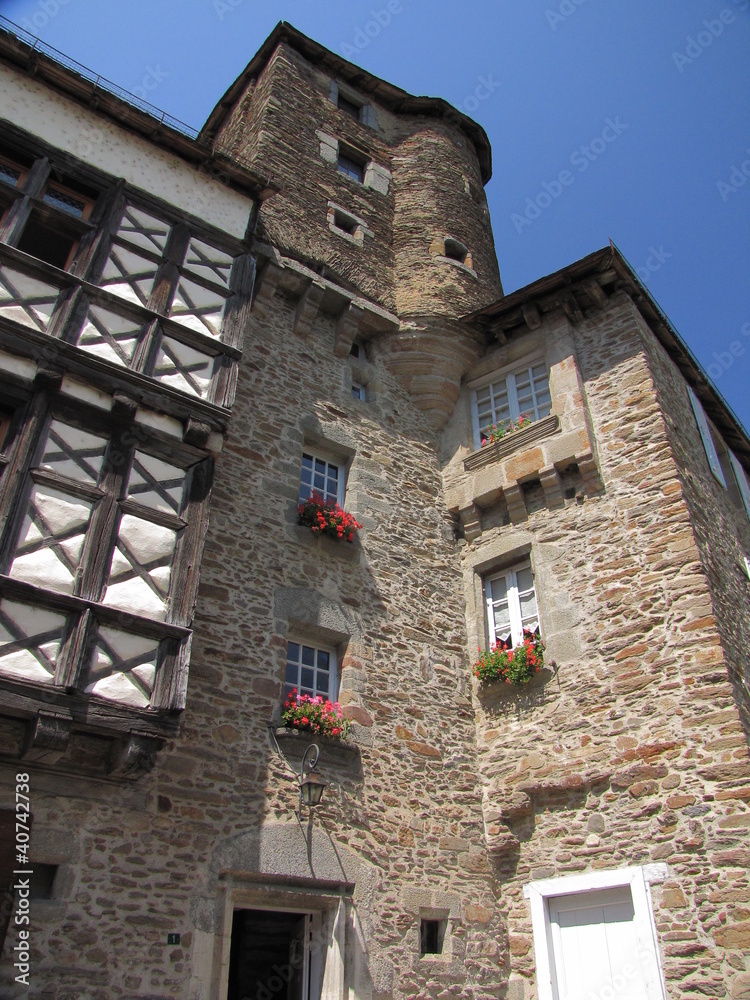 Village de Ségur-le-Château ; Corrèze ; Limousin ; Périgord