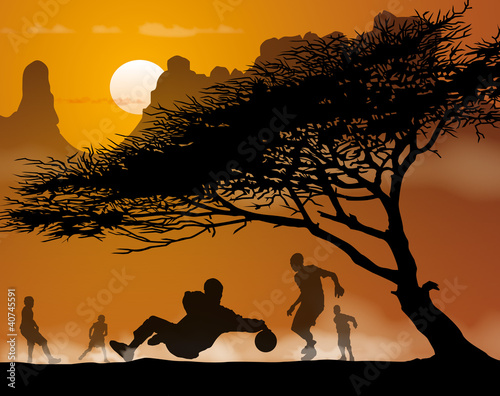Enfants foot Afrique