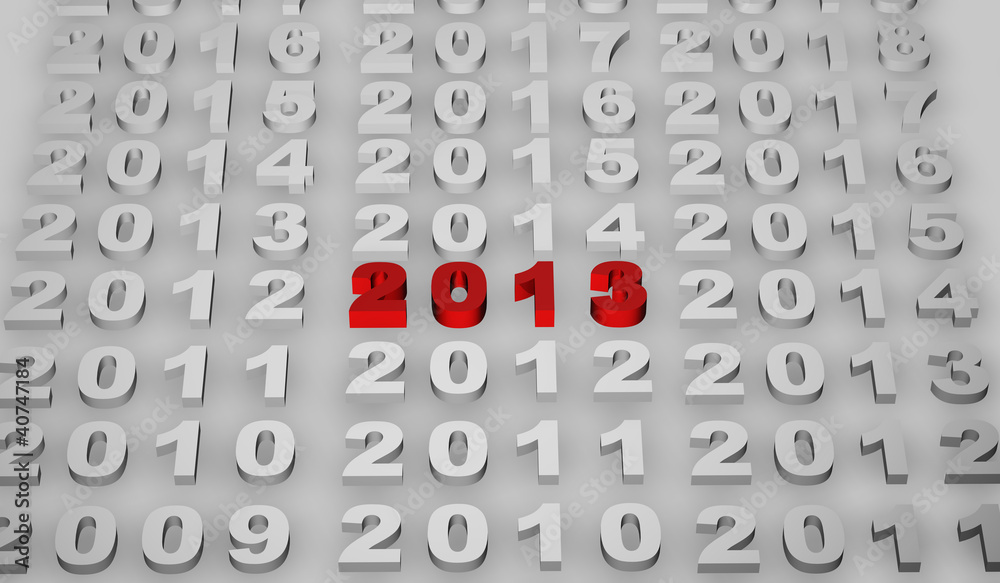 Obraz premium 2013 New Year