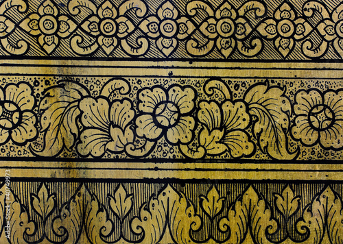 Ancient Thai pattern art
