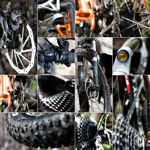 Mointainbike Collage photo