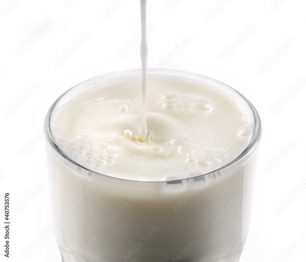 milk in glass milk in glass