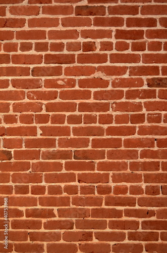 Verical Abstract Background Texture Of A Red Brick Wall