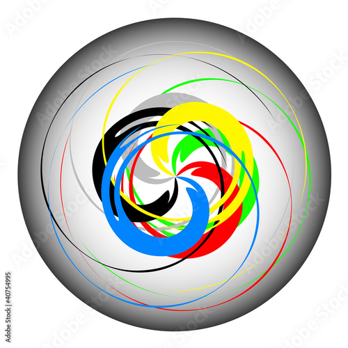 Creative circle icon