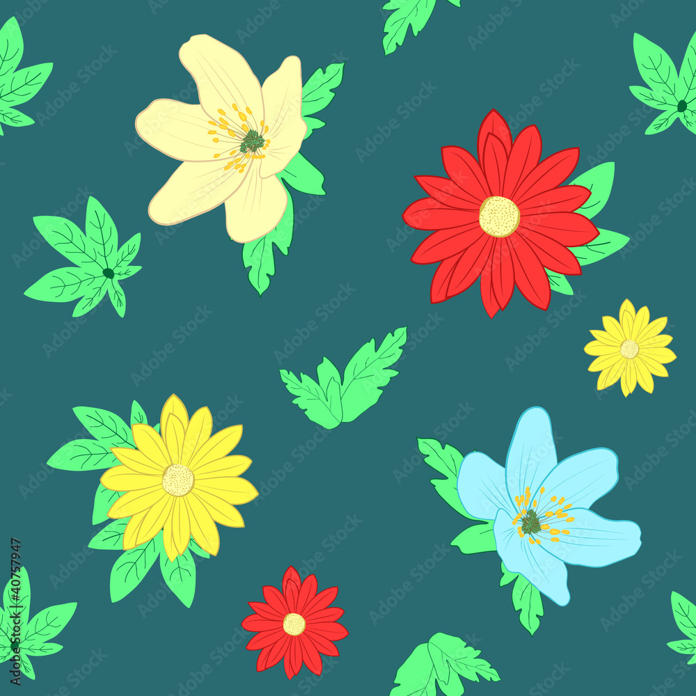 Seamless flowers Seamless flowers